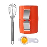 Eierschalenöffner-Set, Eierschalenöffner, Topperschneider, Eiertrenner Cracker, Eieröffnerwerkzeug zum Braten von Eiern, zur Herstellung komplexer Kuchen und zur Verbesserung der Backeffizienz