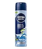 NIVEA MEN Alpine Breeze Artist Edition Deo Spray, Deodorant für 72h Anti-Transpirant-Schutz gegen Schweiß und Geruch, Deospray mit erfrischendem Duft (150 ml)