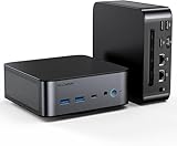H90 Mini PC Intel i7 11390H,32GB DDR4 1TB NVME SSD Mini Computer, Mini Desktop Computer Support 8K UHD/WiFi 6/BT 5.0/DP/HDMI/RJ45 2.5G