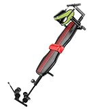 Amhuui Inversionsbank mit Halswirbelsäulentraktion, Alternative Inversions-Traktionsbank 145–185 cm, Tragkraft 150 kg, mit Verstellbarer Dehnungsstange, für das Homeoffice