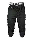KEEPERsport Gepolsterte Nachwuchs Torwarthose - für Kinder - Torwartkleidung für Training und Spiel - Größe 128-164 - Farbe schwarz