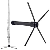 Bawiaueu Klarinettenständer,Faltbares 4-Beiniges Instrumentenzubehör Mit Metallbasis,Klappbarer Posaunenständer - Für Reisen Klassenzimmer Zuhause Türbereich Halloween Feiertag Geburtstag Party