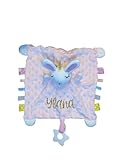 Bebe Tendances Kuscheltier Einhorn, Rosa, personalisierbar, Babyname – Geschenk zur Geburt, Geburtstag, Weihnachten, alle Gelegenheiten – originelles Geschenk
