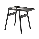Ninja Woodfire verstellbarer Ständer und Beistelltisch, Außenofen- und Grillständer, robuster Outdoor-Kochtisch und Pizzaofenständer, Schwarz 4718J800EUUK
