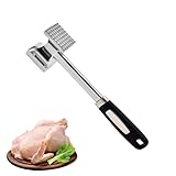 Fleischhammer, seitlicher Fleischstampfer, manueller robuster Fleischstampfer zum Zartmachen von Steak, Rind und Fisch