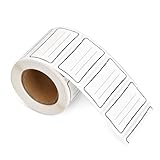 500 Stück 60x30mm Etiketten Selbstklebend, Etiketten Marmeladengläser, Wasserdichte, Abnehmbare, Versand und Preis Etiketten, Vielseitig Einsetzbar und Einfach zu Beschriften mit Stift