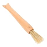 BEBEMOKO Espresso-Werkzeuge espressomaschine handbürste reinigungsbürste Maschinen Kaffee Grat Zubehör kaffeesticks kaffeeautomaten Kaffee sauber Bürste für Kaffee Schweinehaar Beige