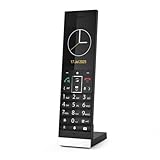 Gigaset Style 800HX – Telefon/Mobilteil/Handset mit Ladeschale für Router(Fritzbox,Speedport kompatibel)-HDVoice&CAT-iq 2.0–2,8' TFT-Farbdisplay–Elegantes Design–Schwarz[Deutsche Version][Ohne Basis]