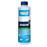 mediPOOL Splash-Plop chlorfreie Wasserpflege 500 ml, gegen Bakterien, Pilze und Algen, stark gegen Trübungen, für Pools bis 5.000 L und ohne Filteranlage