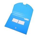 NUOBESTY 1Pc Professional Für Dokumenten-Organizer Knopfablage Krawattentaschen Durchsichtiger Kunststoff Dokumente Elastischer Ordner Projekt-A-Papiere Multifunktionaler Ordner