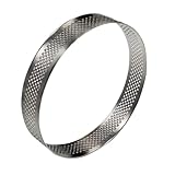 SHINEOFI Runder Tortenring aus Edelstahl 15cm Perforiert Backring für Mousse Kuchen Dessert Antihaftbeschichtet Spülmaschinengeeignet Backzubehör für Familie Fest
