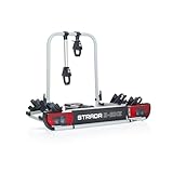 Atera 022686 PKW Fahrradträger Strada E-Bike, Auto-Kupplungsträger mit Rückleuchten - für 2 Fahrräder