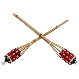 TOYANDONA Robuste Bambusfackel 2 Stück für Garten und Festival Handliche Öllampe für Feier und Camping Dekorative Bambus Gartenfackel für Außenbereiche