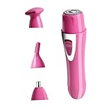 Healeved Nasenhaarschneider Nasenhaarschere Nasenhaartrimmer Haarentfernungsgerät Elektrorasierer Brauen Laminierset Pinzettenlifter Elektrorasierer Elektrischer Nasentrimmer Rosa
