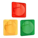 Protoence Sensorik Wandspiegel,3-teilige Taktile Stimulation Dekoration | Acryl Sensorik Blasen Spiegel,Für Kindergarten Mädchen Tagesstätte Spielzimmer er Kinder Vorschule