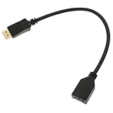 Vaguelly Displayport Verlängerungskabel Dp Stecker Buchse Monitor Adapter Dp Verlängerungskabel Für PC Und Monitor