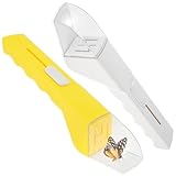 Fyeme 2 Stück Insektenfänger Spinnenfänger mit Griff Transparent Fenster Schnellverschluss für Kinder Erwachsene Insektenliebhaber