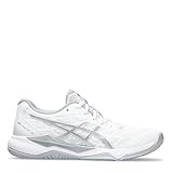 ASICS Damen Gel-Tactic 12 Sneaker, Weiss/REINSILBER, 40.5 EU
