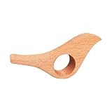 Daumen-Lesezeichen aus Holz – Vogelform Seite, Halter Hand | Lese-Assistent Buchenholz, Buchpressring Roman Buch, Zubehör für einfaches Lesen Studium Dekoration Presser Vogel Hand