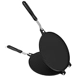 BAODBF 22cm Pancake Pfanne,Doppelseitige Antihaftbeschichtung Pfannkuchenpfanne,Crepe-pfannen,Pfanne für Pfannkuchen