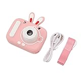 Kinderkamera-Spielzeug, Multi-Filter, Tragbar, EIN-Knopf-Bedienung, 1080P-Video, Digitalkamera für Kleinkinder (PINK)