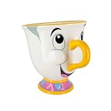 Die Schöne und das Biest Chip-Tasse - Offiziell lizenziert, handbemalt, Disney Tee-Set oder Küchenkollektion