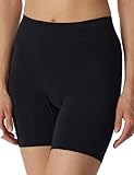 Schiesser Damen längerem Bein Longshort Radlerhose nahtlos-Classic Seamless Unterwäsche, schwarz_181257, 3XL