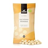FOODIN Bio Macadamianüsse Whole 500g, Macadamiakerne, Macademia Nüsse 100% bio, Rohkost & ungesättigte Fette, Top Qualität, Glutenfrei & Vegan (1x 500 g)