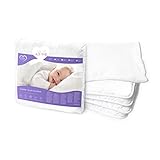 Baby Comfort Weiches Bettwäsche-Set 4,5 Tog Bettdecke Steppdecke 120x90 cm mit Kissen für Kinderzimmer Babybett