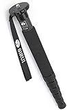 SIRUI P-326 Camera Kamera Reise Einbeinstativ Monopod, Carbon Fiber 0.45kg, 6 Sektionen, Leichtes Kompaktes Reise Einbeinstativ, Max 155cm, 39,2cm Packmaß, Max Last 10kg