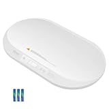 VEVOR Babywaage, digitale Säuglingswaage mit Maßband, Kleinkindwaage zur Gewichts- und Größenverfolgung – mit Hold- und Tara-Funktion, 5 Einheiten für Babys, Haustiere, 40 kg Tragkraft