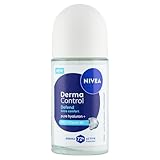 NIVEA Derma Control Defend Anti-Transpirant Deodorant für Damen, 72 Stunden Schutz vor Schweißen, mit Hyaluronsäure und Provitamin B5, reizt die Achseln, normale Haut, 50 ml Roll-on