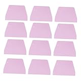 Cabilock 20 Stück Teiliges Flexibles Kunststoff-teigschaber- Ergonomischer Kuchenspatel für Zuckerguss Buttercreme und Teig Vielseitiges Backwerkzeug in Rosa Bruchfest und Biegbar für