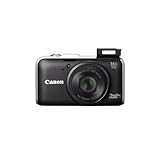 Canon PowerShot SX230 HS Digitalkamera (12 MP, 14-fach opt. Zoom, 7,6cm (3 Zoll) Display, Full HD, GPS, bildstabilisiert) schwarz