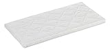 ALVI Babymatratze Air&Clean | 100% Baumwollbezug | Kindermatratze für Stubenwagen | optimale Durchlüftung | Matratze 4cm für Kinderwagen, Stubenkorb, Wiege, Beistellbett