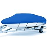 wasserdichte Bootsplane, Strapazierfähig, Geeignet für Trailer, aus Seewasserbeständigem Oxford Gewebe, für V Rumpf und Tri Rumpf Boote