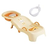Liegesessel für Baby-Shampoo, zusammenklappbarer Sitz für Kinder von 0 bis 10 Jahren, ergonomische Ausrüstung zum Haarwaschen, Stützkissen für Kleinkinder, Heimstudio