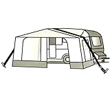KOVA® Sturmband XL für Vorzelte & Markisen Wind-Sicherung 2X Hering & Spannfeder, für Zelt Zelte Markise Vorzelt Pavillon Wohnwagen Wohnmobil Camping Zubehör Dachhalteband Spanngurt + 1x BILDMAGNET!