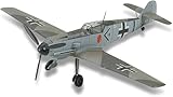 TAMIYA 300060750 300060750-1:72 Messerschmitt Bf109E-3, Luftfahrt, Modell, Standmodell, originalgetreue Nachbildung, Plastik Bausatz, Basteln, Modellbausatz, Zusammenbauen, unlackiert, Mittel