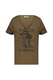 Deeluxe Rodeo TS W opé Black-Women L Regular Damen, Dark Khaki, M