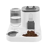 Lnhgh Automatischer Futterautomat Für Haustiere - Futterautomat Mit Trinkwasserspender Für Katzen | Leckerli Futternapf Haustierzubehör für Zuhause und Wohnung Innenbereich Welpen Hunde kleine und