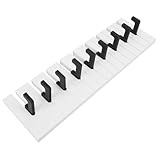 GLEAVI Nordischer Wandhaken Klaviertasten 48cm Mehrzweck Kleiderbügel aus Robustem Material Wandhalterung für Kindergarten und Zuhause