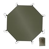 Campingfolie mit Fußabdruck für Zelt, Campingzeltmatte, Abdeckung mit Camping-T-Matte für Zeltboden | wasserdichte Campingzeltmatte