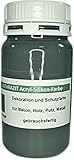 Anthrazit Farbe Acryl-Silikon Betonfarbe 100ml Tester für innen und außen
