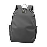 rockible Computer-Rucksack, Business-Rucksack, Rucksack, Laptop-Rucksack für Angeln, Outdoor, Wandern, Dunkelgrau, Nylon