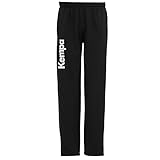 Kempa Torwart-Hose für Handball-Spieler, Torhüter-Hose, Sporthose für Handball-Torhüter, Unisex für Herren, Damen, Jugendliche, Kinder, schwarz