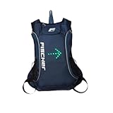 FISCHER Rucksack mit Blinkfunktion, für Fahrrad, E-Scooter, Roller & Freizeit, LED Blinker für mehr Sicherheit, Sichtbarkeit, bis zu 15 Stunden nutzbar, 16 Liter