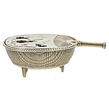 Ipetboom Kupfer Aromatherapie Räuchergefäß mit Deckel Mini Vintage Räucherstäbchenhalter Stabiles Rundes Design für Home Office Yoga Spa Dekorativer Kupfer Duftbrenner Handliches