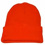 Sopodbacker Strickmützen Hüte Mützen Caps Beanie Hip Hop Männer Frauen Mütze Winter Mütze Strickmütze Orange