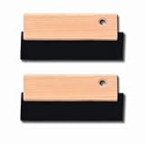 ToolSpace 2er Set Gummispachtel 150 mm Fliesenspachtel Fugengummi Holzgriff - Verfuggummi - Werkzeuge für Steingut Fuggummi Glättkelle Gummi Ergonomisch Arbeit
